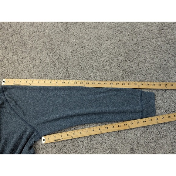 Greg Norman Pullover Mens Large Sweater 1/4 Zip Long Sleeve Stretch Outdoor Blue - Picture 4 of 9